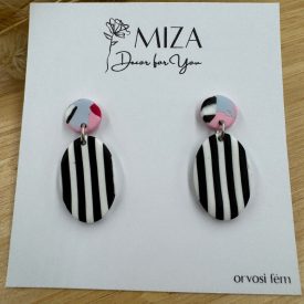 2 részes ovál bedugós - Zebra Mood