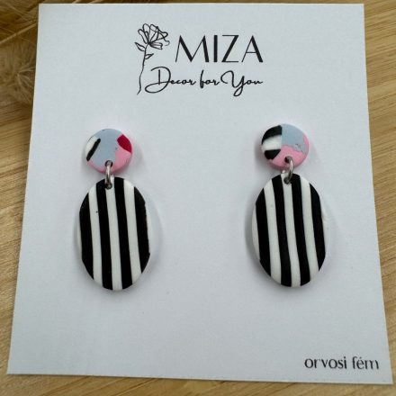 2 részes ovál bedugós - Zebra Mood