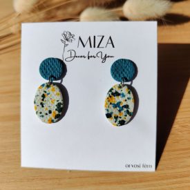 2 részes ovál bedugós - fürtojás kollekció - petrol