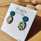 2 részes ovál bedugós - fürtojás kollekció - petrol