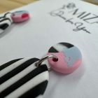 2 részes ovál bedugós - Zebra Mood