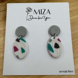 2 részes ovál bedugós - Pasztell Terrazzo 2