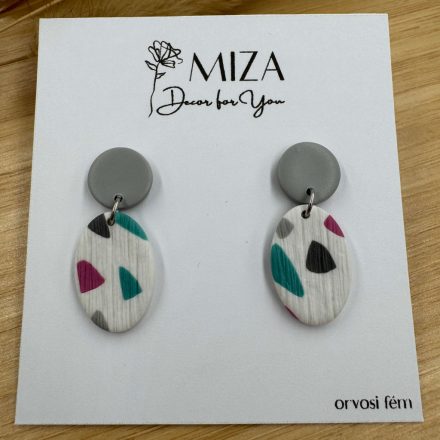 2 részes ovál bedugós - Pasztell Terrazzo 2