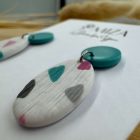 2 részes ovál bedugós - Pasztell Terrazzo 3