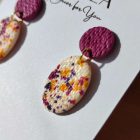 2 részes ovál bedugós - fürjtojás kollekció - füge - bíbor