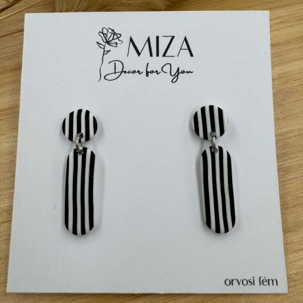2 részes pálca bedugós - zebra