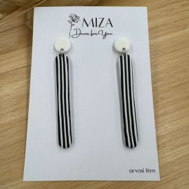 2 részes hosszú pálca bedugós - zebra