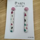 2 részes hosszú pálca bedugós - Pasztell Terrazzo