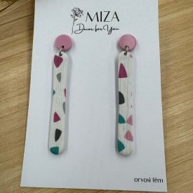 2 részes hosszú pálca bedugós - Pasztell Terrazzo