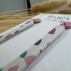 2 részes hosszú pálca bedugós - Pasztell Terrazzo