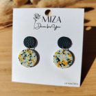 2 részes kör bedugós - fürjtojás kollekció - petrol