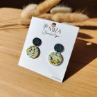 2 részes kör bedugós - fürjtojás kollekció - petrol