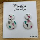 2 részes kör bedugós - Pasztell Terrazzo