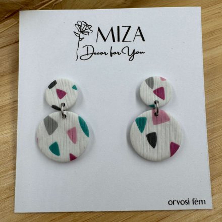 2 részes kör bedugós - Pasztell Terrazzo