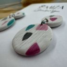 2 részes kör bedugós - Pasztell Terrazzo