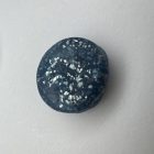 Pici pötty bedugós fülbevaló - sötétkék ezüst