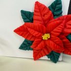 Mikulásvirág bross