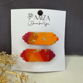 Őszi árnyalatú - bőr hatású krokodilcsat szett 1