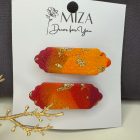 Őszi árnyalatú - bőr hatású krokodilcsat szett 1