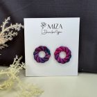 Csavart fánk - lila tarka