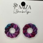 Csavart fánk - lila tarka