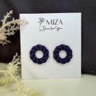 Csavart fánk - sötét lila