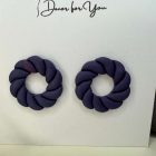 Csavart fánk - sötét lila