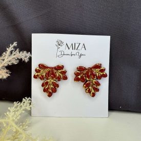 Rozsda - arany levél - lakkozott