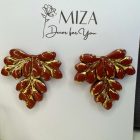 Rozsda - arany levél - lakkozott