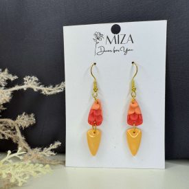 2 részes ék - pasztell narancs