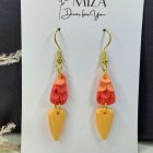 2 részes ék - pasztell narancs