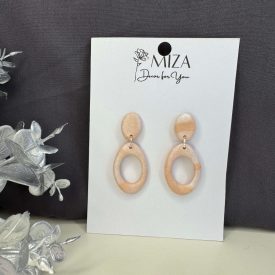 2 részes ovális fánk - gyöngyházfényű púder