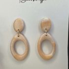 2 részes ovális fánk - gyöngyházfényű púder