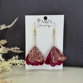 Sziromszoknyás - kis szirmú - burgundi - arany