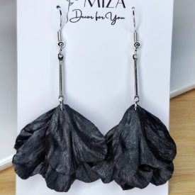 Sziromszoknyás - kis szirmú - fekete - gyöngyház fényű