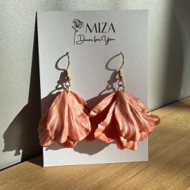 Sziromszoknyás - kis szirmú - rose gold - metál fényű