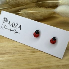 Katica bedugós fülbevaló - mini