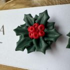 Magyal csokor bedugós fülbevaló