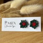 Magyal csokor bedugós fülbevaló