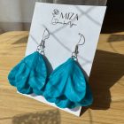 Sziromszoknyás - nagy szirmú - türkiz kék