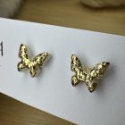 Pici pillangó bedugós fülbevaló - arany