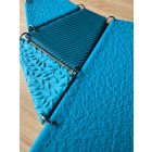 Színes Geometrikus Nyaklánc és fülbevaló szett - türkiz