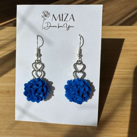 Balerina fülbevaló - királykék