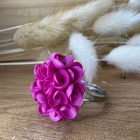 Sziromfelhős gyűrű - metál fényű magenta