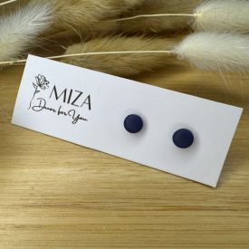 Mini pötty bedugós fülbevaló - egyedi színű